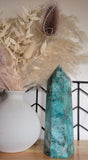 Amazonite & Smoky Quartz Tower