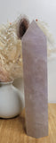 Periwinkle Blue Rose Quartz Tower