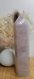Periwinkle Blue Rose Quartz Tower