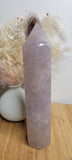 Periwinkle Blue Rose Quartz Tower