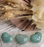 Amazonite mini hearts