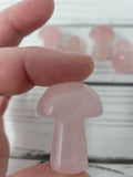 Rose Quartz Mini Mushroom